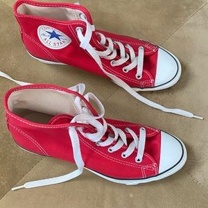 CONVERSE All Star Chuck Taylor wedge Platform Shoes women’s Size 6 Hidden heel
